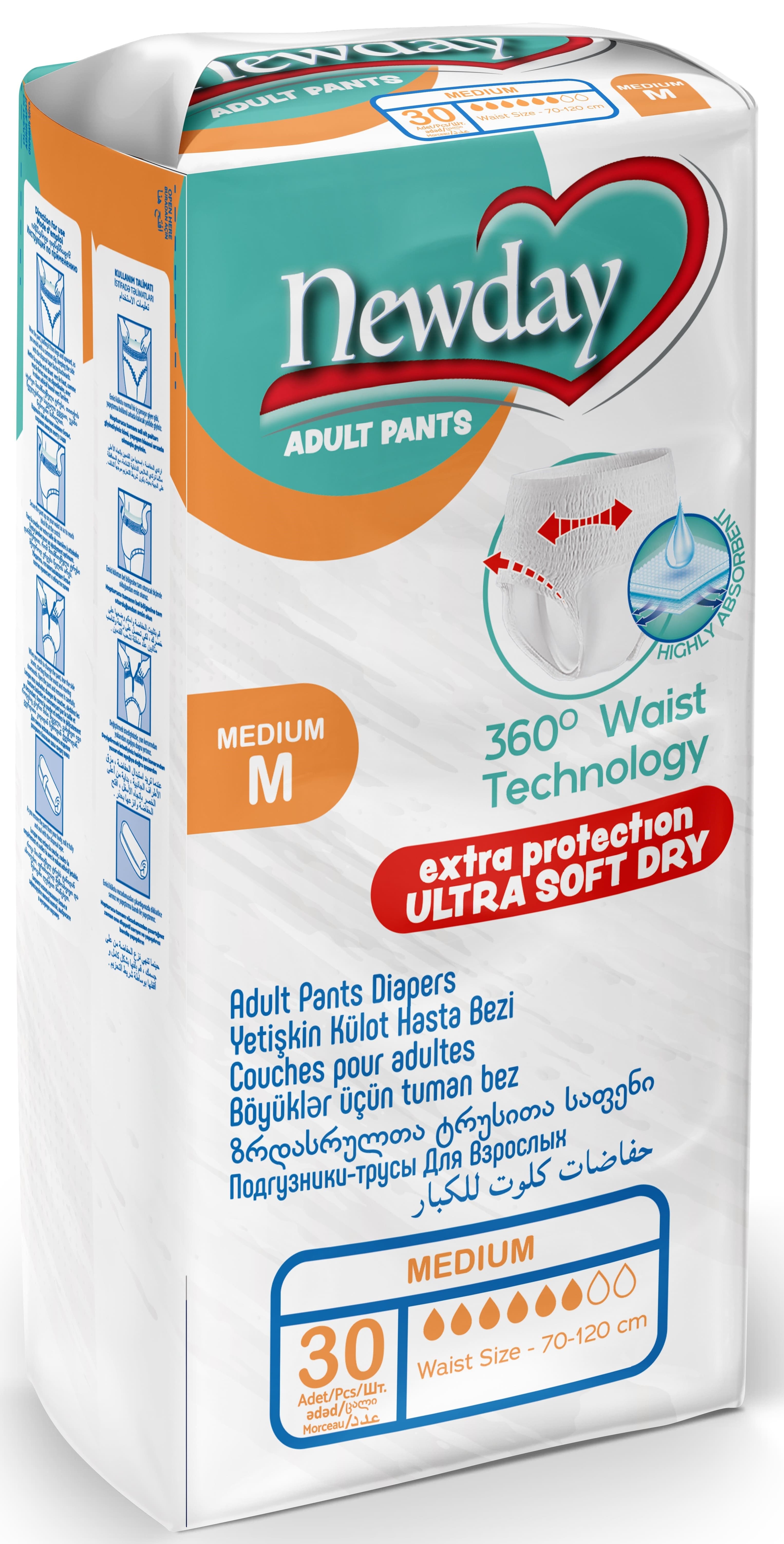 Підгузки-труси Newday Adult Pants Diapers Medium